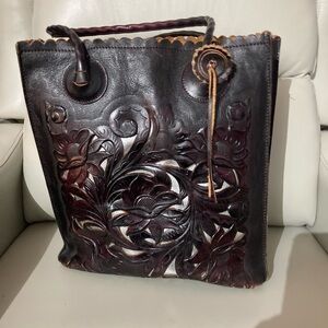 Patricia Nash Plum Cavo tote